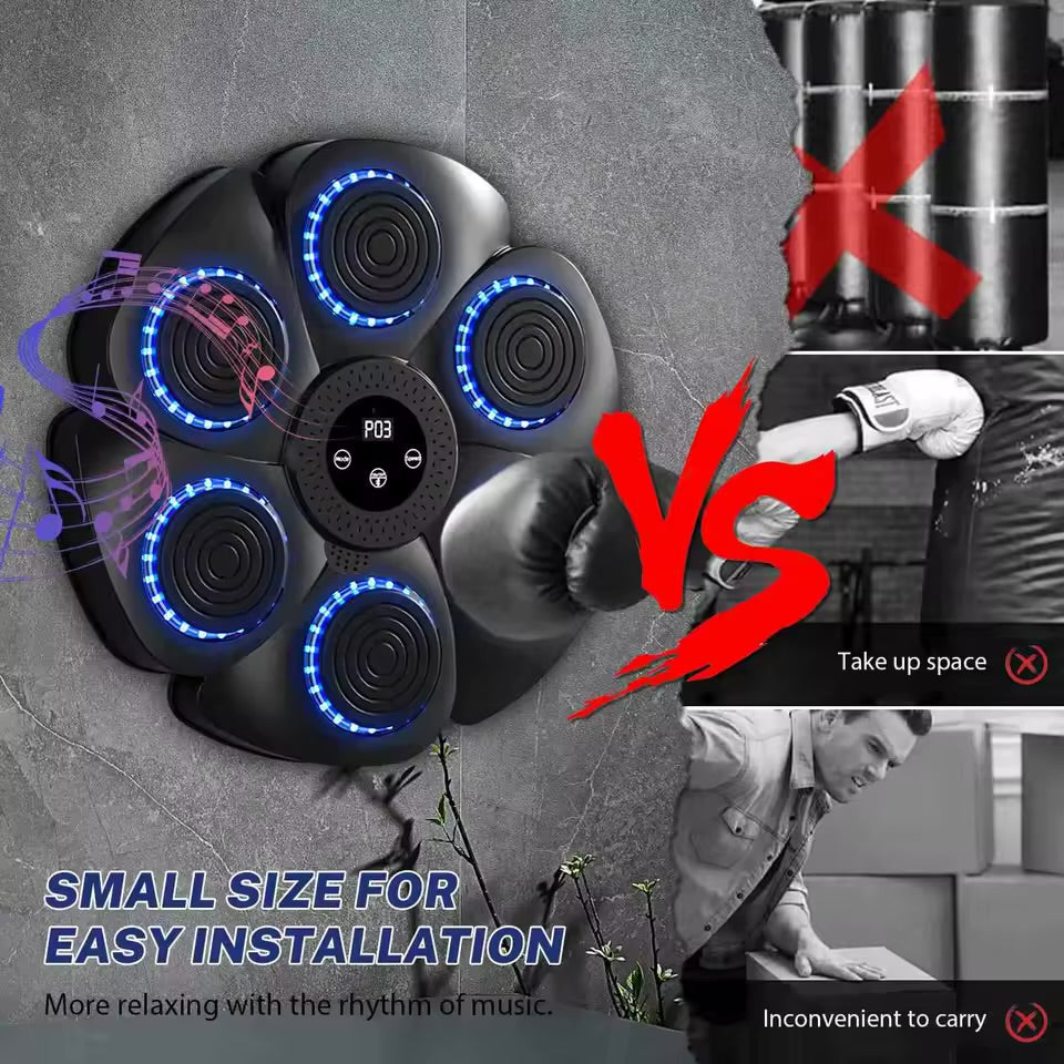 Machine de boxe musicale