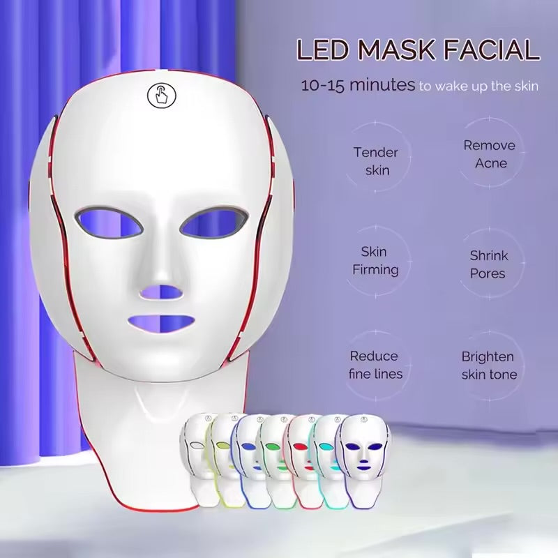 Masque facial 7 leds